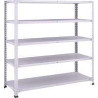 トラスコ中山 TRUSCO 軽量150型中棚ボルトレス棚 W1200XD450XH1200 5段 TLA44S-15 1台(1個)（直送品）