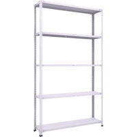 トラスコ中山 TRUSCO 軽量150型中棚ボルトレス棚 W1200XD300XH2100 5段 TLA74K-15 1台(1個)（直送品）