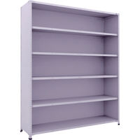 トラスコ中山 TRUSCO 軽量150型背側板付棚 1800X450XH2100 6段 TLA76S-26 1台(1個) 283-4359（直送品）