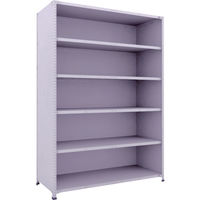 トラスコ中山 TRUSCO 軽量150型背側板付棚 1500X600XH2100 6段 TLA75L-26 1台(1個) 283-4383（直送品）