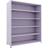 トラスコ中山 TRUSCO 軽量150型背側板付棚 1800X600XH2100 6段 TLA76L-26 1台(1個) 283-4391（直送品）