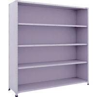 トラスコ中山 TRUSCO 軽量150型背側板付棚 1800X450XH1800 5段 TLA66S-25 1台(1個) 283-4839（直送品）