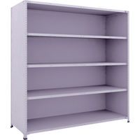 トラスコ中山 TRUSCO 軽量150型背側板付棚 1800X600XH1800 5段 TLA66L-25 1台(1個) 283-4871（直送品）