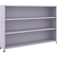 トラスコ中山 TRUSCO 軽量150型背側板付棚 1800X300XH1200 4段 TLA46K-24 1台(1個) 283-4898（直送品）