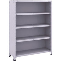 トラスコ中山 TRUSCO 軽量150型背側板付棚 900X300XH1200 5段 TLA43K-25 1台(1個) 283-5029（直送品）