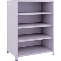 トラスコ中山 TRUSCO 軽量150型背側板付棚 900X600XH1200 5段 TLA43L-25 1台(1個) 283-5100（直送品）