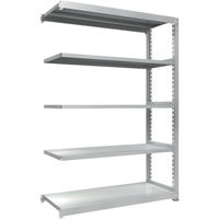 トラスコ中山 TRUSCO 耐食性スチール棚 TZM3型中量棚 1500X571XH2100 5段 連結 TZM3-7565B 1台(1個)（直送品）
