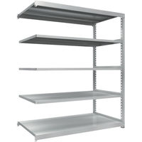 トラスコ中山 TRUSCO 耐食性スチール棚 TZM3型中量棚 1800X921XH2100 5段 連結 TZM3-7695B 1台(1個)（直送品）
