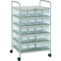 トラスコ中山 TRUSCO ツールワゴン MLワゴン MLー1NX12 MLー2NX4個 H945タイプ MLK-H543 1台（直送品）