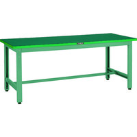 TRUSCO 中荷重作業台(800kg)GW型 1800X750XH742 ビニールマット張り グリーン色 GWP-1875E2 1台（直送品）