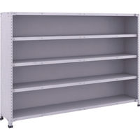 トラスコ中山 TRUSCO 軽量150型背側板付棚 1800X300XH1200 5段 TLA46K-25 1台(1個) 372-9095（直送品）