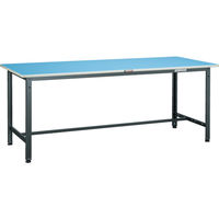 トラスコ中山 TRUSCO 軽荷重作業台(250kg)BE型 1800X900XH740 基本タイプ ダークグレー色 BE-1890 1台（直送品）