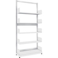 トラスコ中山 TRUSCO 単柱書架 単式 A4横 W900XD320XH1975 5段 BS-SS63Y-5 1台 459-2671（直送品）