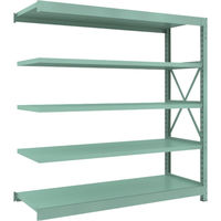 トラスコ中山 TRUSCO 中量ボルト式棚 R3型 W1800×D600×H1800 5段 連結 R3-6665B 1台(1個)（直送品）