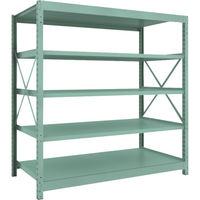 トラスコ中山 TRUSCO 中量ボルト式棚 R3型 W1800×D870×H1800 5段 単体 R3-6695 1台(1個)（直送品）