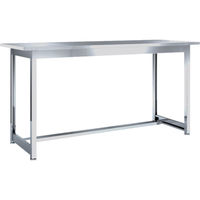トラスコ中山 TRUSCO オールステンレス(SUS304)作業台1800X600XH900 HTWB-1860SUS 1台（直送品）