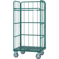 トラスコ中山 TRUSCO ハイテナー省音型 1100X800X1450 直進仕様 樹脂底板 THT-XJ13A 1台 462-3959（直送品）