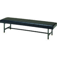 ミズノ MIZUNO ロビーチェア 背無し 黒 MC-1228 BK 1台 465-6121（直送品）