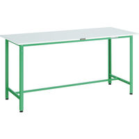 TRUSCO 軽荷重立作業台(300kg)HAE型 1500X900XH900 基本タイプ ヤンググリーン色 HRAE-1509 YG 1台（直送品）