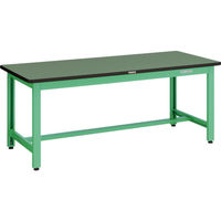 TRUSCO 中荷重作業台(800kg)GW型 1800X750XH740 基本タイプ ヤンググリーン色 GWR-1875 YG 1台（直送品）