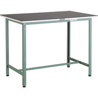 TRUSCO 軽荷重立作業台(300kg)HAE型 900X600XH905 ゴムマット張り グリーン色 HAE-0960G5 1台（直送品）