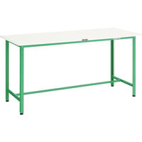 TRUSCO 軽荷重立作業台(300kg)HAE型 1800X750XH900 基本タイプ ヤンググリーン色 HAE-1800 YG 1台（直送品）