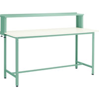 TRUSCO 軽荷重立作業台(300kg)HAE型 1800X750XH1204(全高) 上棚付 グリーン色 HAE-1800YURB 1台（直送品）