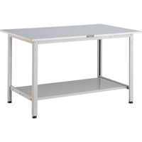 TRUSCO 軽荷重作業台(300kg)AE型 900X600XH1948(全高) ツールハンガー付 グリーン色 RAE-0960THN（直送品）