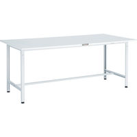 トラスコ中山 TRUSCO 軽荷重作業台(300kg)AE型 1800X900XH740 基本タイプ ホワイト色 RAE-1809 W 1台（直送品）
