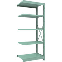 トラスコ中山 TRUSCO R3型中量棚 900X600XH2100 5段 連結 R3-7365B 1台(1個) 504-7889（直送品）