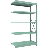 トラスコ中山 TRUSCO R3型中量棚 1200X600XH2100 5段 連結 R3-7465B 1台(1個) 504-7897（直送品）