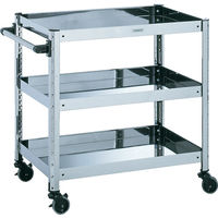 トラスコ中山 TRUSCO SUS304ステンレスワゴン W770XD520XH800 SUS3-511B 1台 503-4591（直送品）