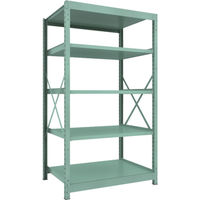 トラスコ中山 TRUSCO R3型中量棚 1200X900XH2100 5段 単体 R3-7495 1台(1個) 504-7951（直送品）