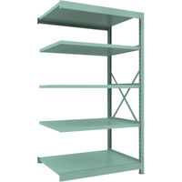 トラスコ中山 TRUSCO R3型中量棚 1200X900XH2100 5段 連結 R3-7495B 1台(1個) 504-7978（直送品）