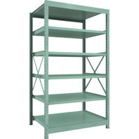 トラスコ中山 TRUSCO 中量ボルト式棚 R3型 W1200×D870×H2100 6段 単体 R3-7496 1台(1個)（直送品）