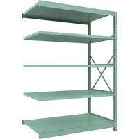 トラスコ中山 TRUSCO R3型中量棚 1500X900XH2100 5段 連結 R3-7595B 1台(1個) 504-8222（直送品）