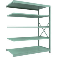 トラスコ中山 TRUSCO R3型中量棚 1800X900XH2100 5段 連結 R3-7695B 1台(1個) 504-8231（直送品）