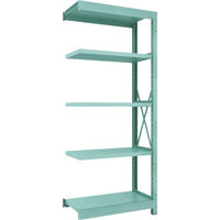 トラスコ中山 TRUSCO R3型中量棚 900X450XH2100 5段 連結 R3-7355B 1台(1個) 504-7803（直送品）