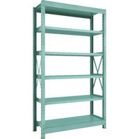 トラスコ中山 TRUSCO 中量ボルト式棚 R3型 W1200×D450×H2100 6段 単体 R3-7456 1台(1個)（直送品）