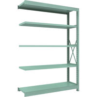 トラスコ中山 TRUSCO R3型中量棚 1500X450XH2100 5段 連結 R3-7555B 1台(1個) 504-8061（直送品）