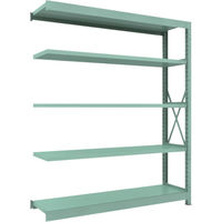 トラスコ中山 TRUSCO R3型中量棚 1800X450XH2100 5段 連結 R3-7655B 1台(1個) 504-8079（直送品）