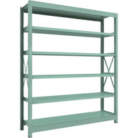 トラスコ中山 TRUSCO 中量ボルト式棚 R3型 W1800×D450×H2100 6段 単体 R3-7656 1台(1個)（直送品）