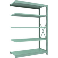 トラスコ中山 TRUSCO R3型中量棚 1500X600XH2100 5段 連結 R3-7565B 1台(1個) 504-8141（直送品）