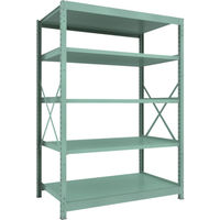 トラスコ中山 TRUSCO R3型中量棚 1500X900XH2100 5段 単体 R3-7595 1台(1個) 504-8206（直送品）