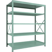 トラスコ中山 TRUSCO R3型中量棚 1800X900XH2100 5段 単体 R3-7695 1台(1個) 504-8214（直送品）