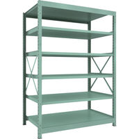 トラスコ中山 TRUSCO 中量ボルト式棚 R3型 W1500×D870×H2100 6段 単体 R3-7596 1台(1個)（直送品）