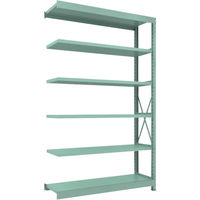 トラスコ中山 TRUSCO R3型中量棚 1500X450XH2400 6段 連結 R3-8556B 1台(1個) 504-8834（直送品）