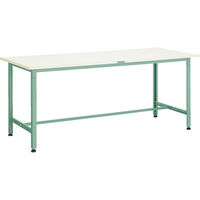 トラスコ中山 TRUSCO 軽荷重作業台(300kg)AE型 1800X900XH740 基本タイプ グリーン色 AE-1809 1台（直送品）