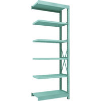 トラスコ中山 TRUSCO R3型中量棚 900X450XH2400 6段 連結 R3-8356B 1台(1個) 504-8508（直送品）