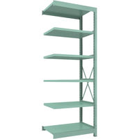 トラスコ中山 TRUSCO R3型中量棚 900X600XH2400 6段 連結 R3-8366B 1台(1個) 504-8583（直送品）